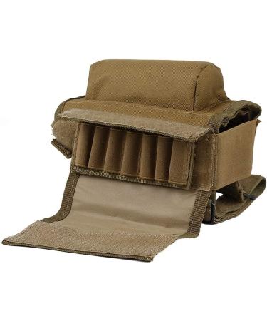 KWNRAOR Rifle Cheek Riser with 7 Buttstock Ammo Holder - Khaki - Buy Online on GoSupps.com