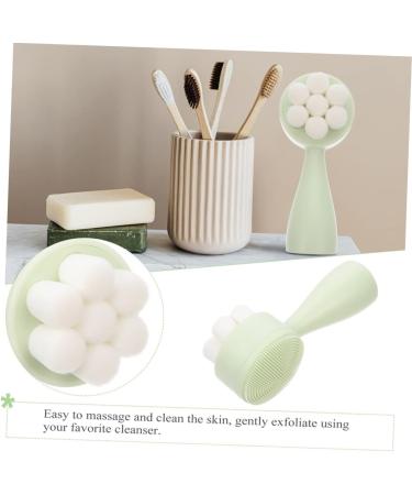DOITOOL Face Brush Silicone Brush Face Skin Brush Face Exfoliator Brush Silicone Face Scrubber Face Supply Facial Brush Silicone Shampoo Brush Accessories Silica Gel Household - Buy Online on GoSupps.com