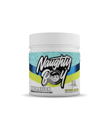 Naughty Boy Hydration & Electrolyte Drink Mix with Over 2400mg of Electrolytes Per Serving Creatine & Taurine to aid Cell Volumization and Added Super Reds- 255g/30 Servings (Citrus Dream) Citrus Dream 30 servings