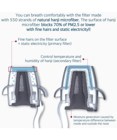 Nose Mask Air Filter - Reusable & Breathable Nose Plug for Dust & Pollution (Pack of 1 High-End Large 3 Count) - Buy Online on GoSupps.com