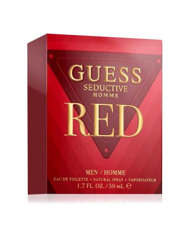 Guess Seductive Red Men/Homme Eau de Toilette Cologne Spray For Men 1.7 Fl. Oz. Eau de Toilette 1.7 Fl Oz (Pack of 1) - Buy Online on GoSupps.com
