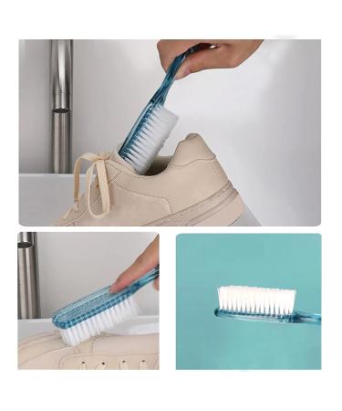 Manicure Nail Brush Cleaner Set - Soft & Stiff Bristles, Hand Cleaning Scrubber - 4 Pcs - Buy Online on GoSupps.com