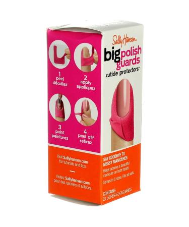 Sally Hansen Big Polish Guards Cuticle Protectors 0.85 Fl Oz - 24 Count Pack - Nail Care Essential - Buy Online on GoSupps.com