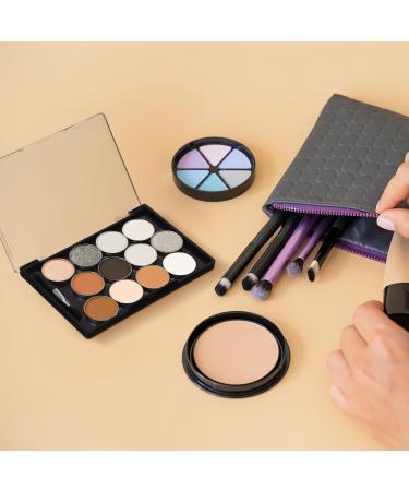 Homoyoyo Palette Magn tique Vide pour Fards Paupi res Plateau de Maquillage Compact en Plastique Robuste 12 Compartiments Ronds avec Pinceau Paupi res Rangement pour Voyage et - Buy Online on GoSupps.com