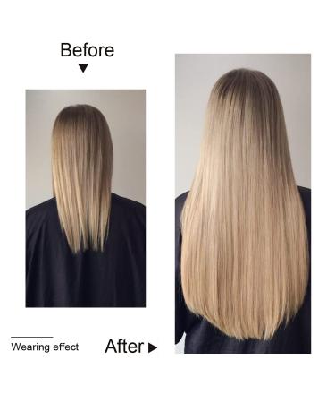 24 Black Clip-In Hair Extensions - Heat Resistant Synthetic Fiber - Double Weft - Full Head Set for Black Women - Buy Online on GoSupps.com