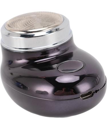 Handheld Beard Trimmer Electric Beard Trimmer Smoothing Cut USB Rechargeable Stainless Steel (Electroplated Black) - Buy Online on GoSupps.com