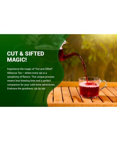 PREMIUM HERBS Hibiscus Tea | Hibiscus Tea Organic Flowers | Single Origin Source From Egypt | Great for Iced or Hot Brewed Herbal Green Tea | Caffeine Free 100% Natural Eco-Friendly Packaging - Buy Online on GoSupps.com