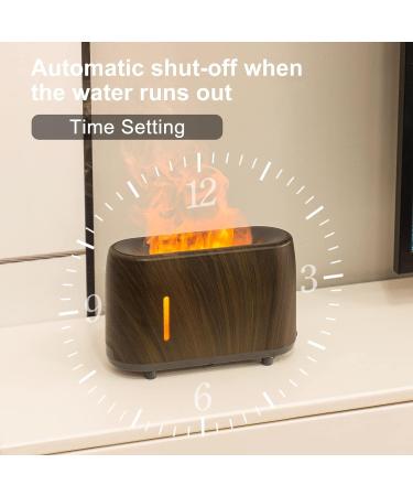 Shiawase Aroma Diffuser with Flame Effect | 240ml Essential Oil Humidifier with Remote Control | Long-Lasting Waterless Automatic Shut-Off - Buy Online on GoSupps.com
