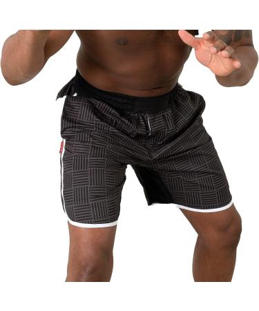 Ronin Assassin BJJ Shorts - Men's No-Gi MMA & Wrestling Training Shorts | Medium - Buy Online on GoSupps.com