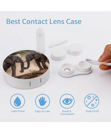 Portable Elephant Contact Lens Case - Travel-Friendly Storage Box for Contacts - Buy Online on GoSupps.com