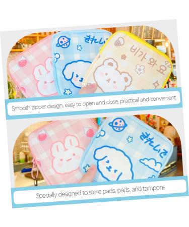 Ultechnovo 4-Piece Women's Travel Bandages & Tampon Bag - Portable Nylon Storage for Girls - Buy Online on GoSupps.com