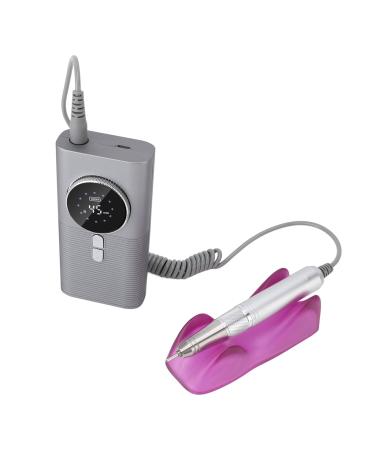 Electric Nail Grinder 45000rpm Portable Rechargeable Nail Drill with Low Noise for Manicure Multifunctional Grinding and Polishing
