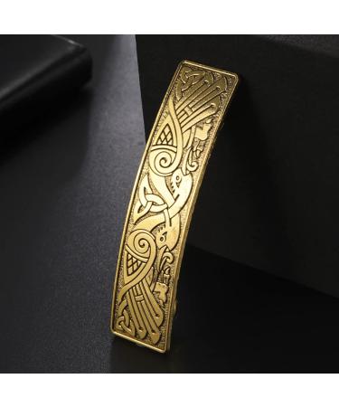 DreamTimes Flying Cranes Metal Hair Clip | Viking Celtic Knot Design | Stylish Hair Accessories Gift for Women - Buy Online on GoSupps.com