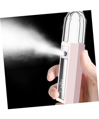 HAPINARY 1pc Skin Moistener Mini Humidifier Skin Humidifier Steamer for Face Portable Face Mister Portable Facial Humidifier Mini Face Mist Sprayer Spray Humidifier Charge Moisturizer 15.6x3.6cm Light Pink - Buy Online on GoSupps.com