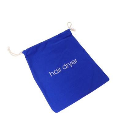 LALADEFIEE 1pc Hair Dryer Storage Bag Blow Dryer Carrying Bag Packaging Bag Make up Organizer Bag Canvas Blue 33.00X30.00X0.50CM Blue