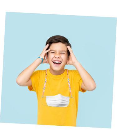 Beaupretty 2pcs Anti-Lost Masks Chain | Clothes Rack Beads for Kids | European & American Acrylic Design - Buy Online on GoSupps.com