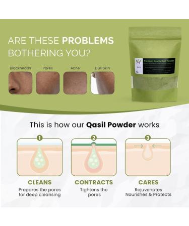 Priddyfair Nutrition Qasil Powder | Somalia's Natural Beauty Secret for Skin Hair & Scalp Care (100g) - Buy Online on GoSupps.com