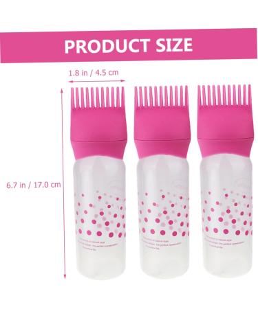 FRCOLOR 6 Pcs Hair Dry Cleaning & Coloring Toolkit - Root Comb Applicator Bottles & Teasing Comb for Precision Hair Care - Buy Online on GoSupps.com