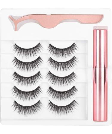 Magnetic Eyelashes 3 Pairs 3D Natural False Eyelashes Reusable Magnetic Eyelashes and Waterproof Magnetic Eyeliner Long Lasting Magnetic Eyeliners with Eyeliner Eyelash Makeup Tool - Buy Online on GoSupps.com