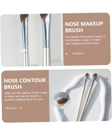 SOESFOUFU 4pcs Nose Shadow Brush Eye Shadow Brush Makeup Accessory Eyeshadow Brush Artificial Fiber - Buy Online on GoSupps.com