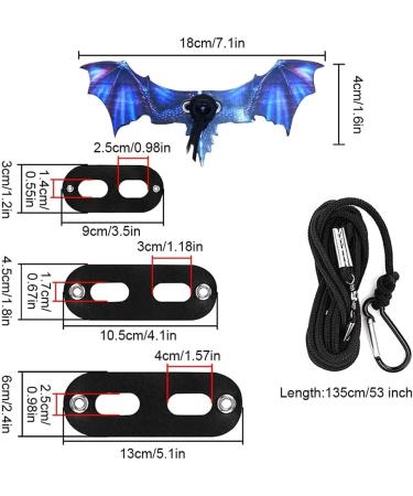 Bearded Dragon Lizard Leash Harness Adjustable Leather Removable Lizard Harness Leash w/3 Size Lizard Wing Nylon Rope Lead for Bearded Dragon Lizard Reptiles purple - Buy Online on GoSupps.com