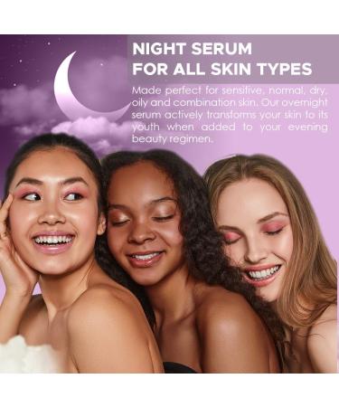 Zone-365 Advanced Night Facial Serum with Hyaluronic Acid, Vitamin E & Witch Hazel - 1fl oz - Reduce Wrinkles & Imperfections - Buy Online on GoSupps.com