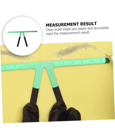 Housoutil 3pcs Household Shaper Tool Positioning Stainless Measuring Eyebrow Steel Triangle Tattoos Nose 13.8x7cmx3pcs Greenx3pcs - Buy Online on GoSupps.com