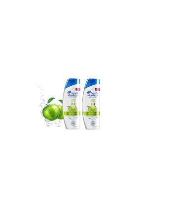 Head & Shoulders Green Apple 2-in-1 Anti-Dandruff Shampoo & Conditioner 13.5 Fl Oz - Buy Online on GoSupps.com