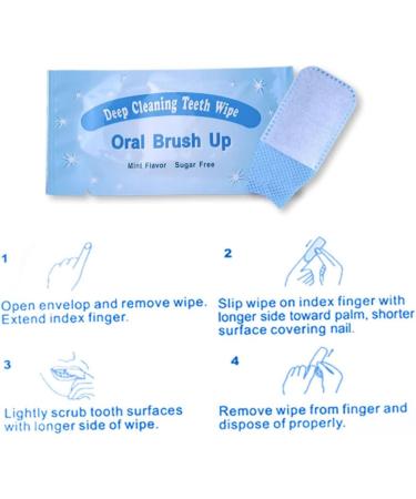 10pcs Oral Hygiene Wipes | Toothbrush & Finger Sweat Care | International Shipping - Buy Online on GoSupps.com