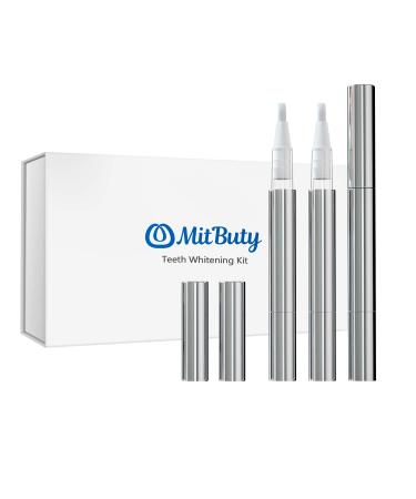 Teeth Whitening Pen (3 Pack) with Safe 30% Carbamide Peroxide Gel- Effective No Sensitivity Painless Travel-Friendly Professional Whitening Treatments Gel Pens for Beautiful White Smile