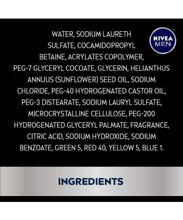 NIVEA MEN Deep Clean Rock Salts Body Wash - Exfoliating 3 Pack (16.9 Fl Oz Each) - Buy Online on GoSupps.com