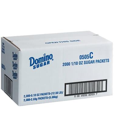 Domino 2000 Count Premium Pure Cane Granulated Sugar Packets - Pack of 1 - Buy Online on GoSupps.com