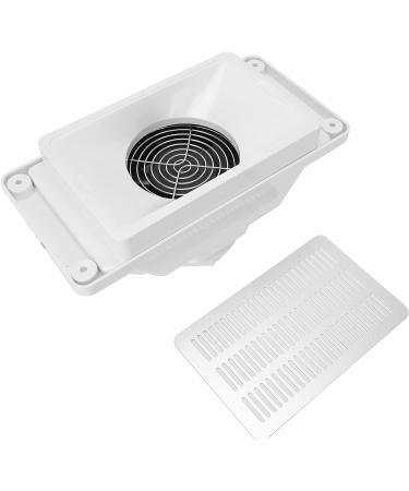 Nail Dust Collector - Professional Quiet Desk Vacuum Cleaner for Nail Art with Electric Fan Filter (UK Plug) - Buy Online on GoSupps.com