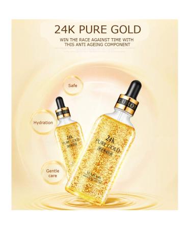 Buy VENZEN 24K Pure Gold Luxurious Glycerin - Hydrating Serum 100ml for Radiant Skin | International Shipping Available - Buy Online on GoSupps.com