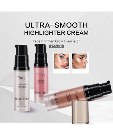 Highlighter Makeup 6ml Liquid Highlighter Radiant Non-Caking Cosmetic Natural Finish Liquid Highlighter for Girl 2 1 count (Pack of 1) - Buy Online on GoSupps.com