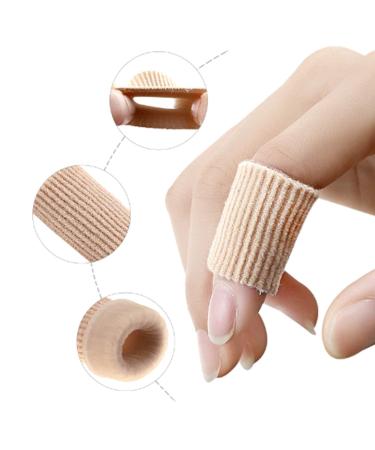 Yimanduo 5pcs Gel Toe Sleeves - Corn Protectors for Corns, Blisters, Calluses - Toe Cushion Tubes for Pain Relief (Small Size) - Buy Online on GoSupps.com
