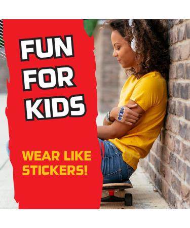 Tech Deck Kids Adhesive Bandages 100 ct - Children's Wearable Antibacterial Bandages for Cuts, Scrapes, Burns - Easter Basket Stuffer for Kids & Toddlers - Buy Online on GoSupps.com