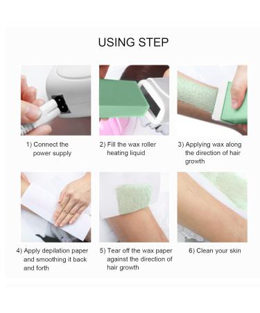 Roll on Wax Hair Removal Kit - 100% Natural Wax Depilatory Paste 1000g | Xanitalia Hair Wax Roller Cartridge for Smooth Skin - Buy Online on GoSupps.com