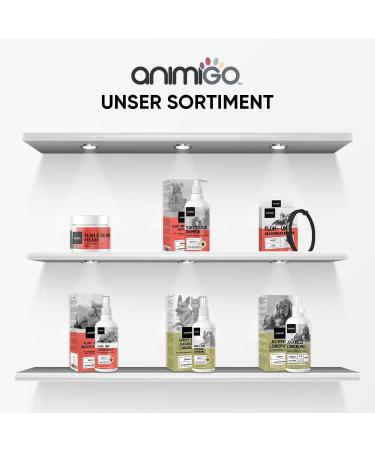 Animigo Flea Spray for Cats & Dogs - Natural Insecticide-Free Remedy for Fleas Ticks & Lice - 500ml Peppermint & Castor Oil Protection for Home & Furniture - Buy Online on GoSupps.com