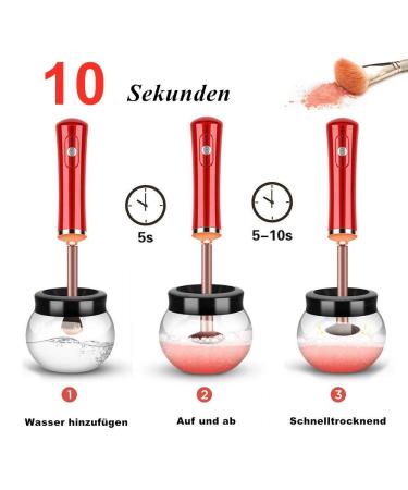 Automatic Electric Brush Cleaner & Dryer - Wash & Dry Makeup Brushes in 10 Seconds | Anti-Shake & Calm Makeup Tool Set - Fast International Shipping - Buy Online on GoSupps.com