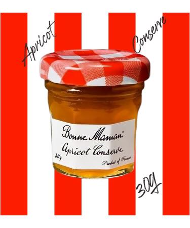 Bonne Maman Jam Pick N Mix - Choose From 4 Flavours | Strawberry-Conserve Apricot-Conserve Raspberry-Conserve Bitter Orange Marmalade 30g - Pack of 80 (20 of Each) - Buy Online on GoSupps.com
