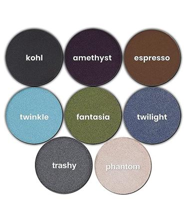 Michael Marcus Cake Eyeliner & Brush Set - Water Activated Dry Pressed Eyeliner with Professional Brush - Long-Lasting, Vibrant Color, Smudge Resistant - Cruelty Free, Paraben Free (Fantasia) - Buy Online on GoSupps.com