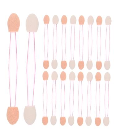 OHPHCALL 1 Set Eye Shadow Brush Eyeshadow Makeup Applicator Double-ended Eyedhadow Brush Sponges Non Latex