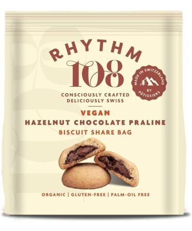 Rhythm 108 Organic Vegan Gluten & Dairy Free Tea Biscuits Share Bag Mixed Case of 6 x 135g - Buy Online on GoSupps.com