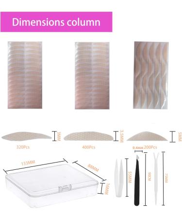 Invisible Water Eyelid Tape 920 Pcs for Instant Eye Lift - Perfect for Hooded Eyes and Uneven Mono-Eyelids - Buy Online on GoSupps.com