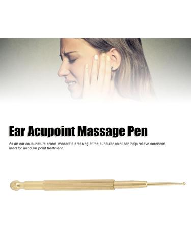 Double Head Ear Acupuncture Pen | Pain Relief & Reflex Zone Massage | Comfortable Handle for Easy Use - Buy Online on GoSupps.com