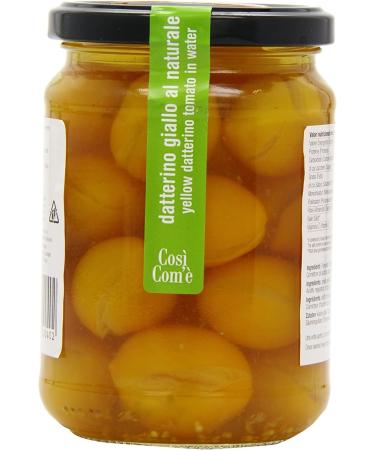  Italian Gourmet E.R. Cos Com' Datterino Giallo al Naturale Tomate Datterino jaune naturelle tomates italiennes pot de 350 g + bo te de 400 g Gourmet italienne Polpa di Pomodoro - Buy Online on GoSupps.com