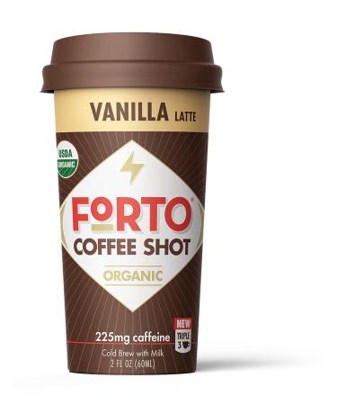 Forto Coffee Shots - Vanilla Latte - Pack of 12