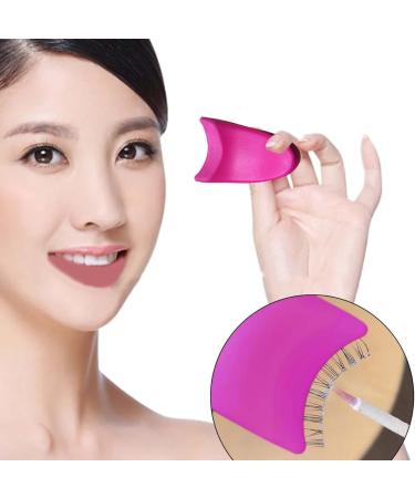 Lash Applicator False Eyelashes Applicator Tool 36mm Width Eyelash Beginner Supplies False Lash Clip Eye Lash Holder Tweezers Eyelash Makeup Tool Rose red 1pc Rose Red - Buy Online on GoSupps.com