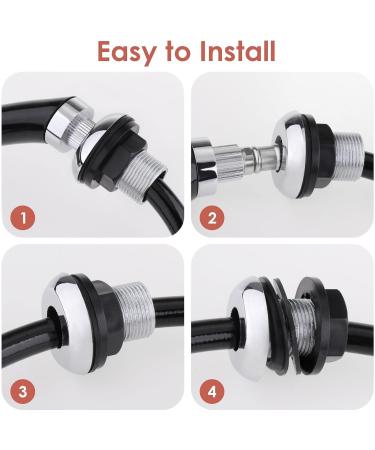 Efficient & Flexible Salon Shampoo Shower Head Sprayer Durable & Sleek Design Easy Installation with Home Spa Experience Compatible for Barber Shops & Hair Salons - Buy Online on GoSupps.com